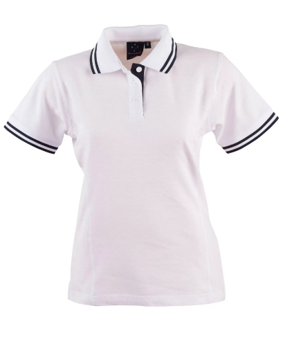 Picture of Winning Spirit, Ladies Truedry Contrast S/S Polo